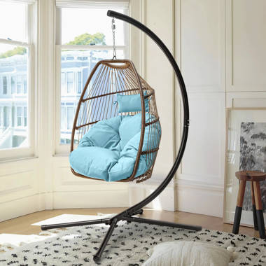 Double hanging discount chair with stand